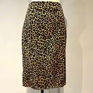 J.Crew Leopard Skirt